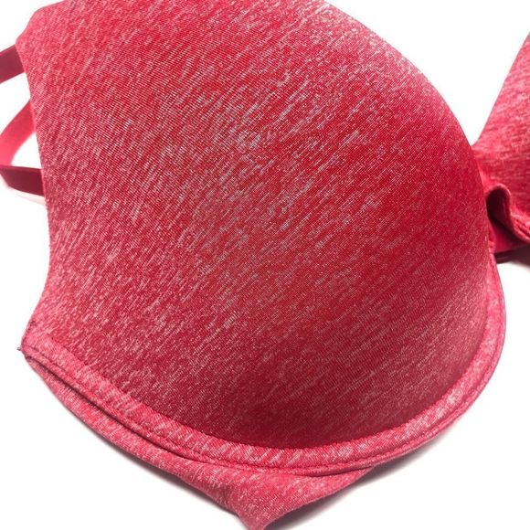 Victoria’s Secret Red Uplift Semi Demi Bra 32D - Picture 3 of 16